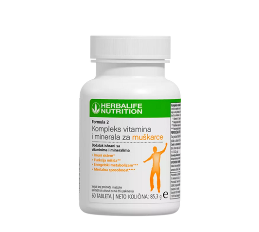 Formula 2 Kompleks vitamina i minerala za muškarce, 60 tableta
