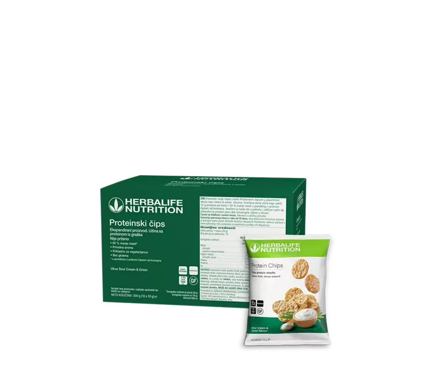 Proteinski čips sa ukusima, 10 kesica x 30